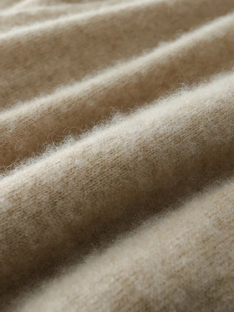 Women’s Cashmere Wrap Sweater – Soft Crossover Knit for Effortless Elegance