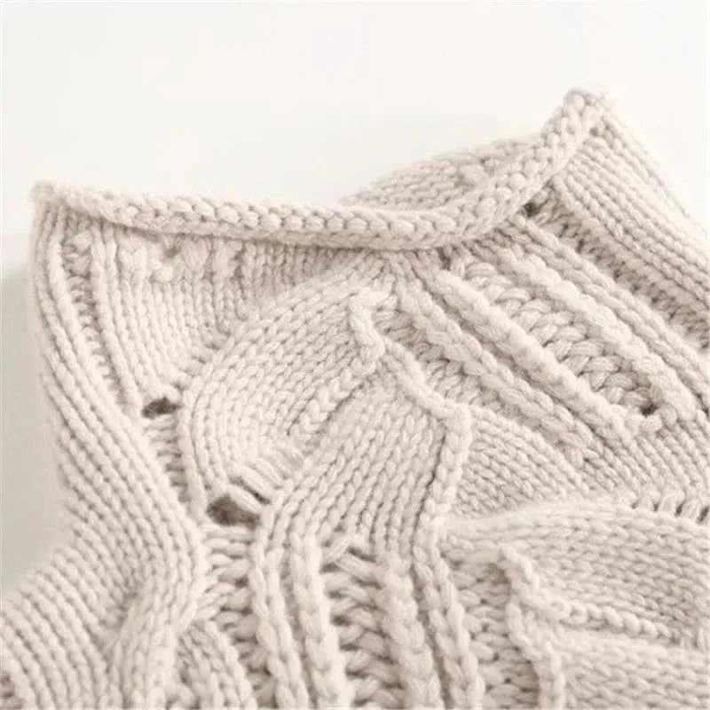 Kensia – Cashmere Jumper With Cable Knit Pattern