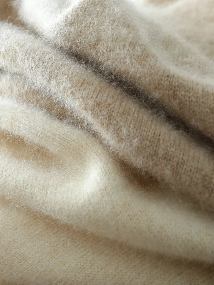 Women’s Cashmere Wrap Sweater – Soft Crossover Knit for Effortless Elegance