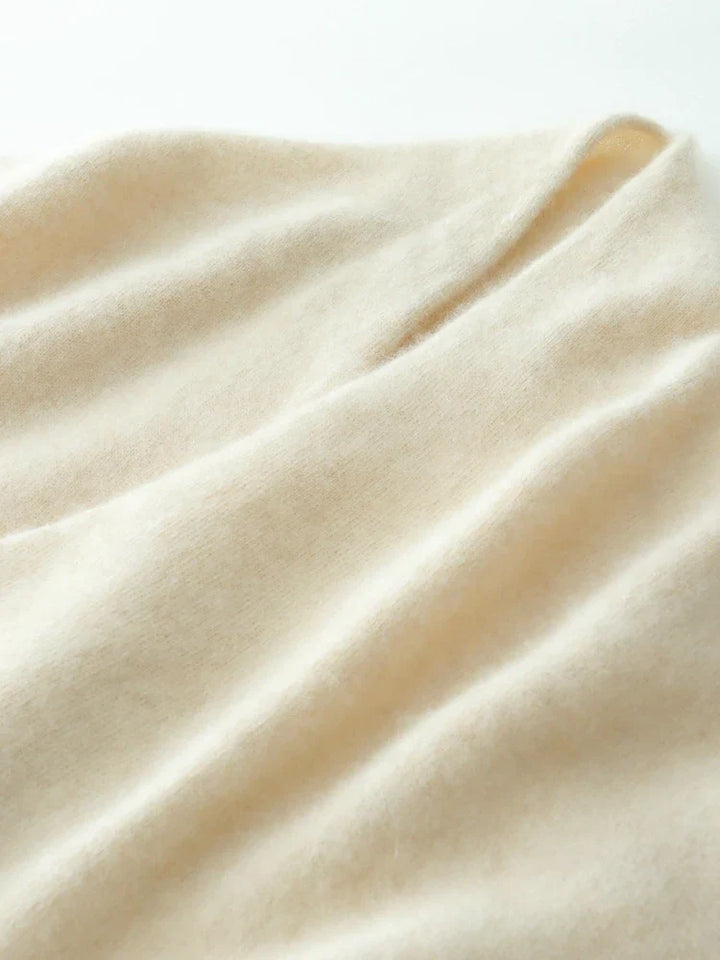 Women’s Cashmere Wrap Sweater – Soft Crossover Knit for Effortless Elegance