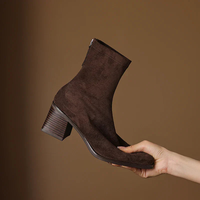Giuliana | Elegant Suede Ankle Boots