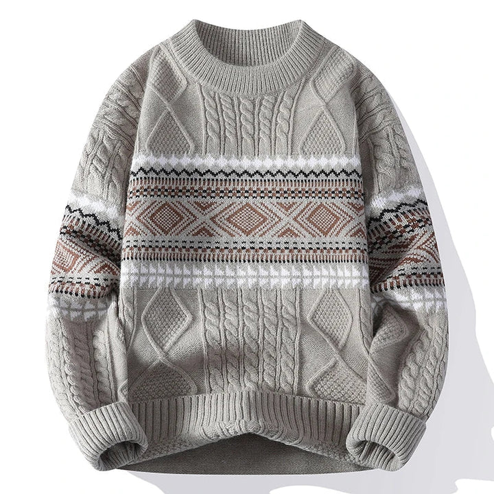 ARVID NORDIC KNIT SWEATER