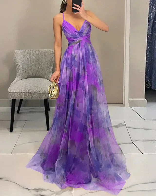 Margaret | Women’s Elegant Floral Maxi Dress