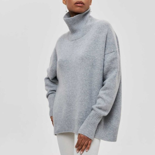 Avery™ | High Neck Cashmere Pullover