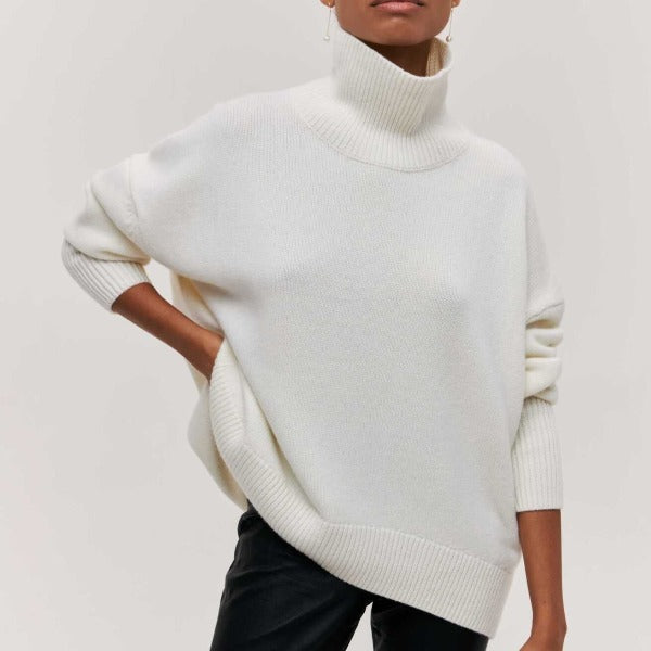 Avery™ | High Neck Cashmere Pullover