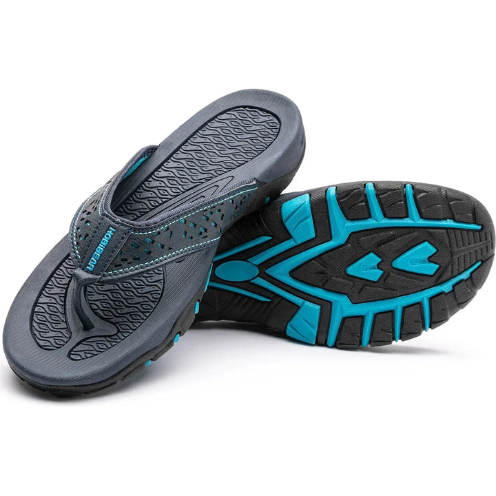 Men's Athletic Flip Flops With Orthopedic Arch Support