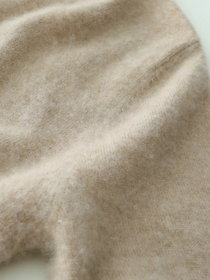 Women’s Cashmere Wrap Sweater – Soft Crossover Knit for Effortless Elegance