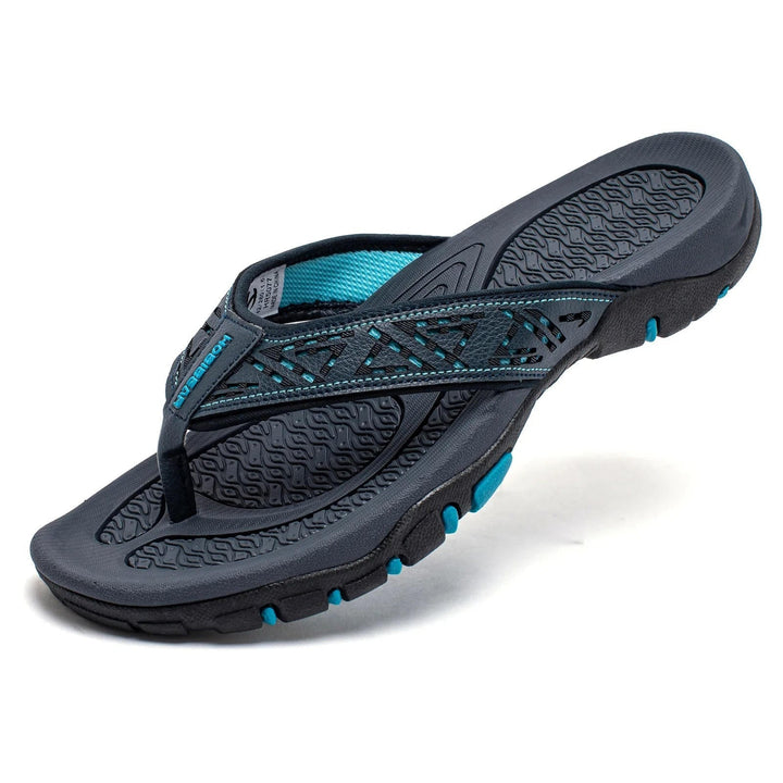 Men's Athletic Flip Flops With Orthopedic Arch Support