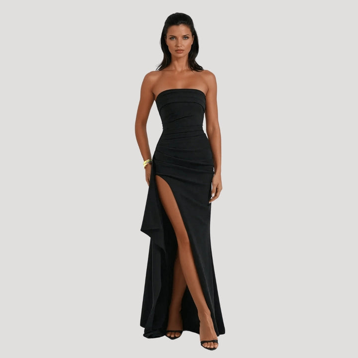 Kimberly | Women Wedding Guest Strapless Maxi Dress