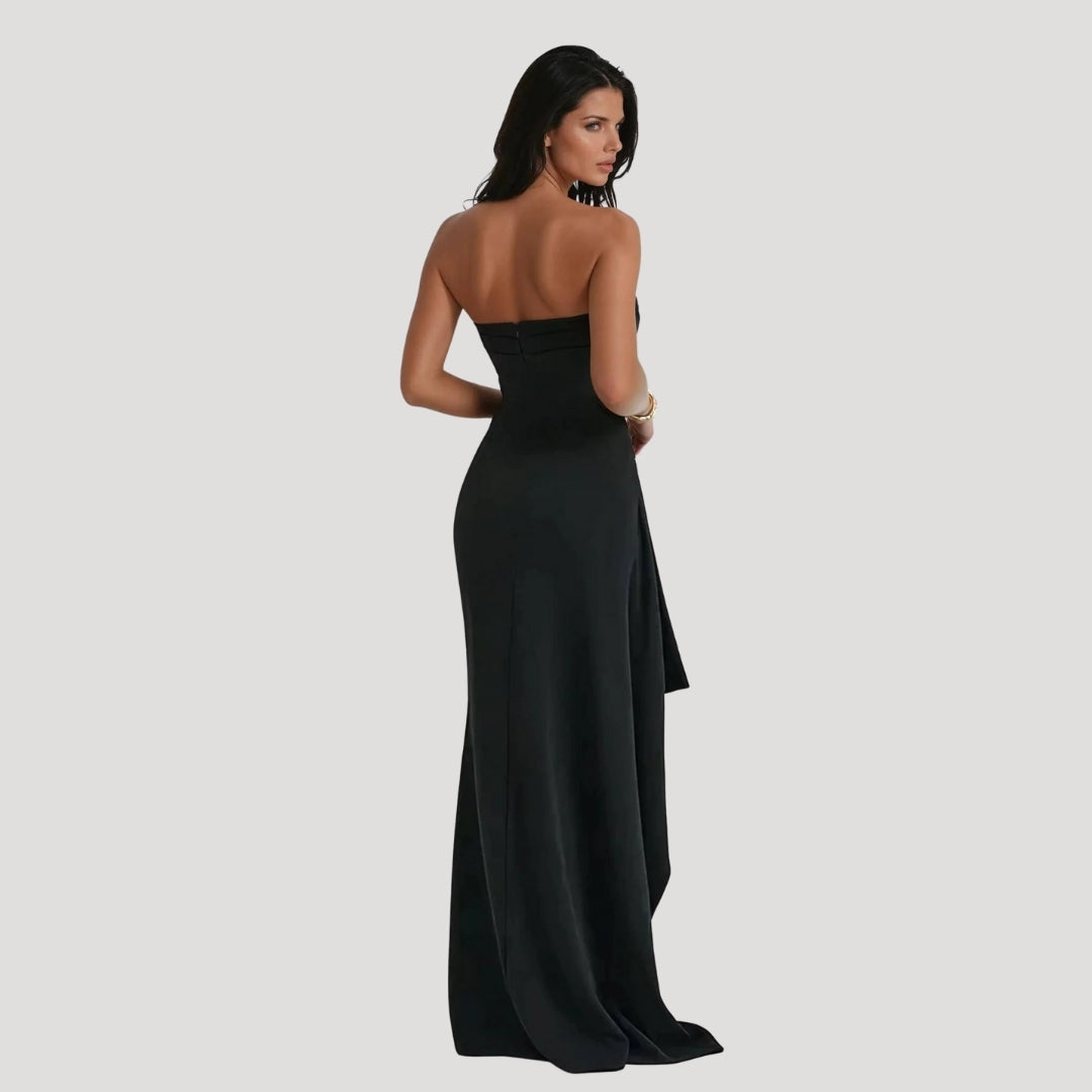 Kimberly | Women Wedding Guest Strapless Maxi Dress