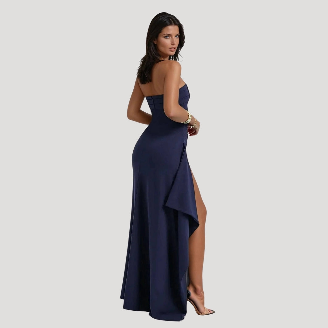 Kimberly | Women Wedding Guest Strapless Maxi Dress