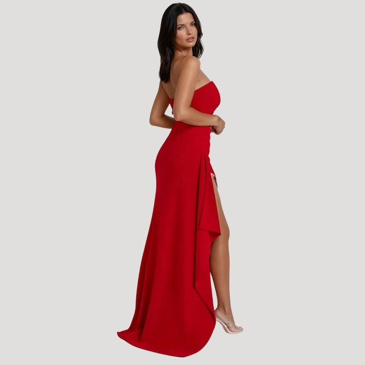 Kimberly | Women Wedding Guest Strapless Maxi Dress