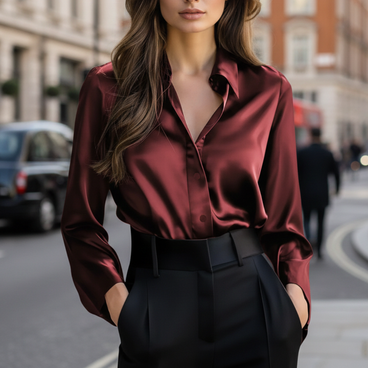 The Joneex Satin Blouse