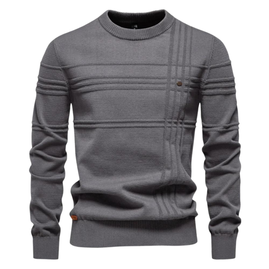 Jackson | Fine-Knit Crew Neck Sweater