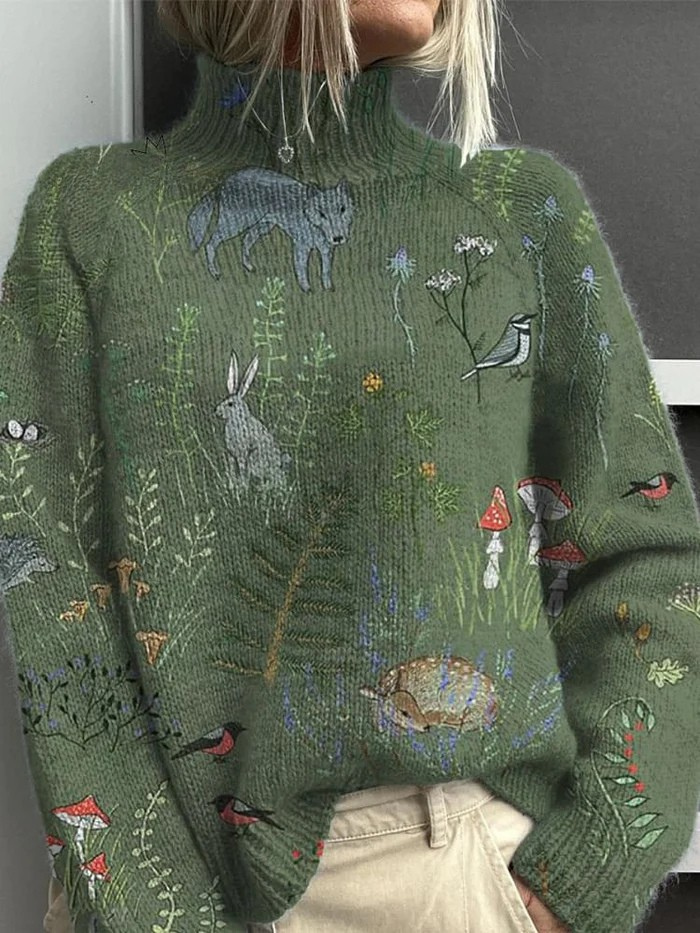 Apolline | Wild Garden Embroidered Jumper