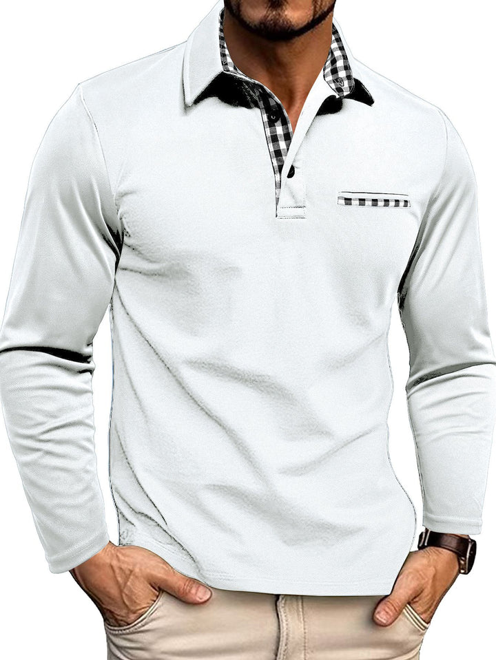 Bryan - Long-sleeved Polo Shirt