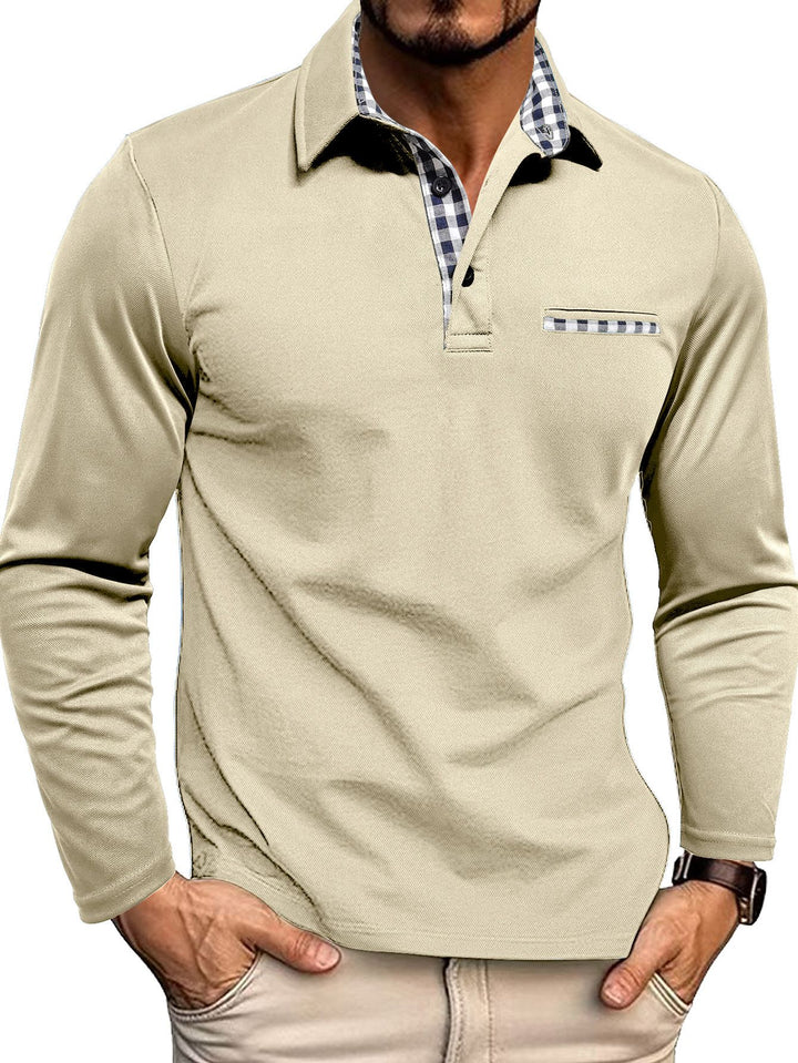 Bryan - Long-sleeved Polo Shirt