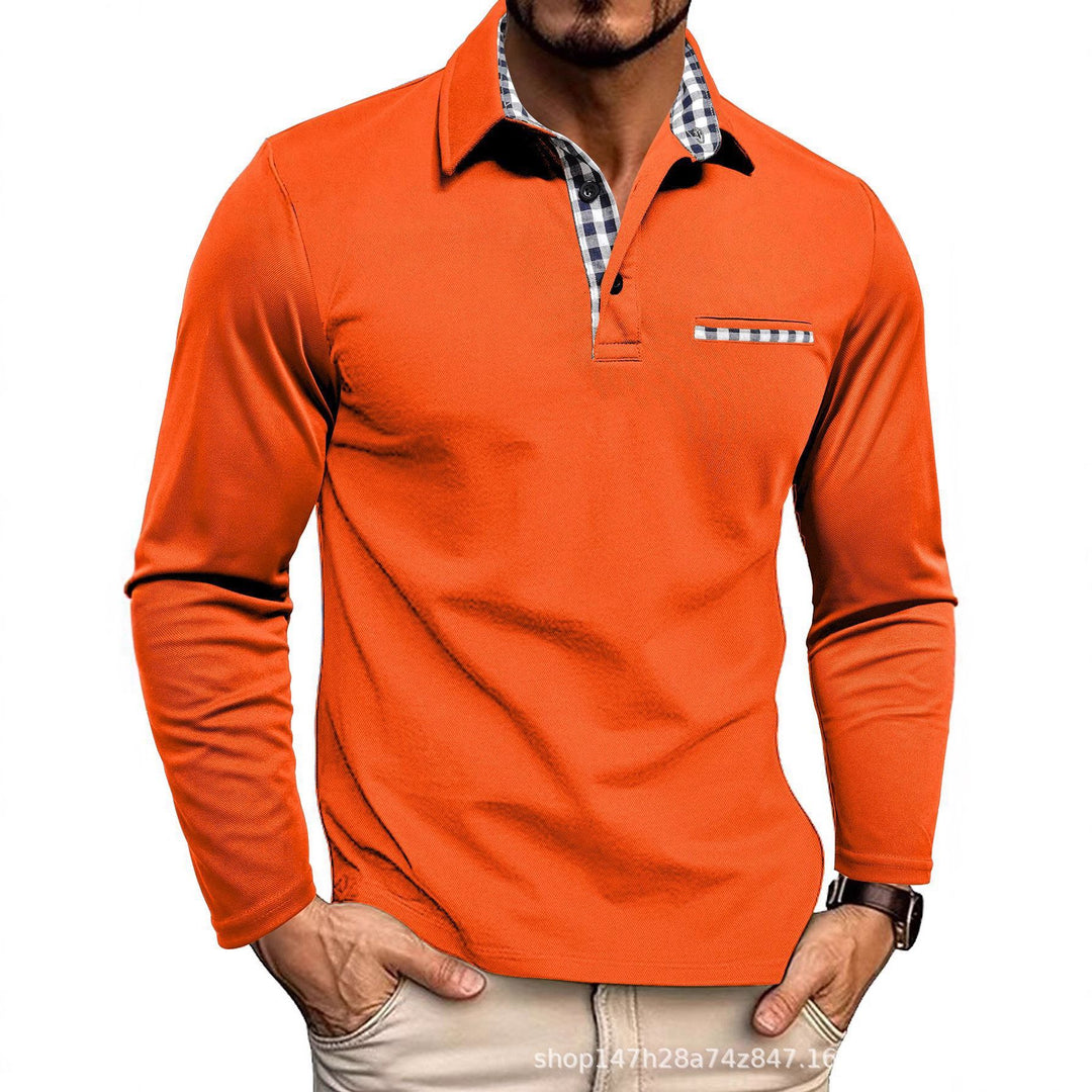 Bryan - Long-sleeved Polo Shirt