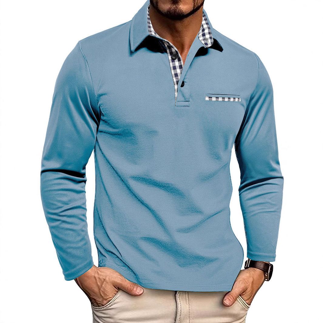 Bryan - Long-sleeved Polo Shirt