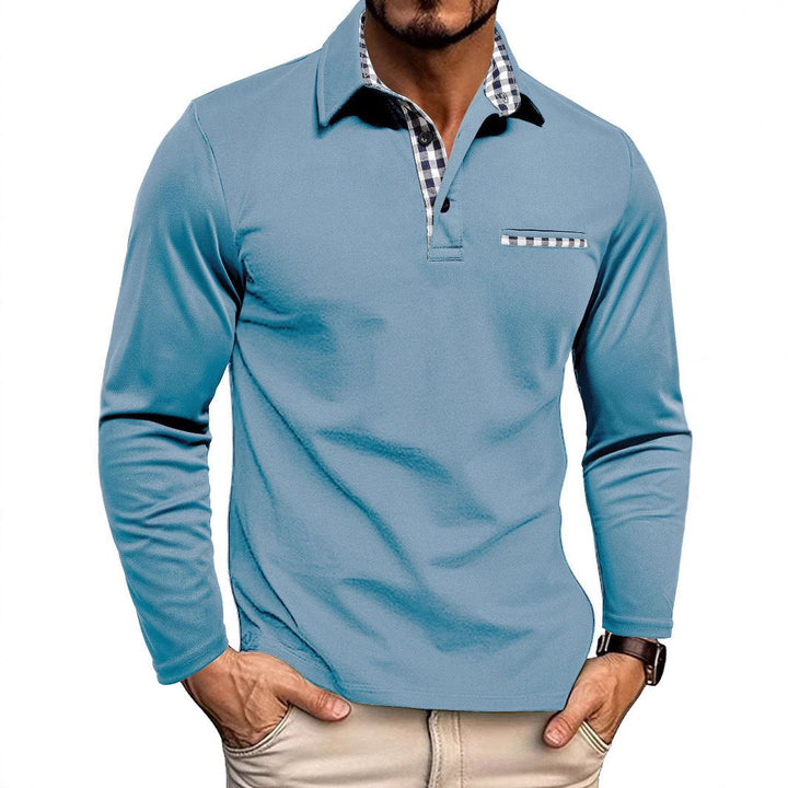 Bryan - Long-sleeved Polo Shirt