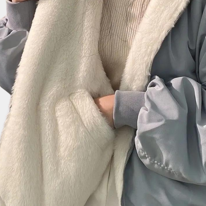 Women’s Winter Jacket – Short Hooded Coat for Cold Weather