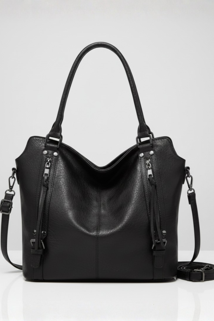 Bonnie  | Women’s Classic Tote Bag with Dual Handles and Zip Closure