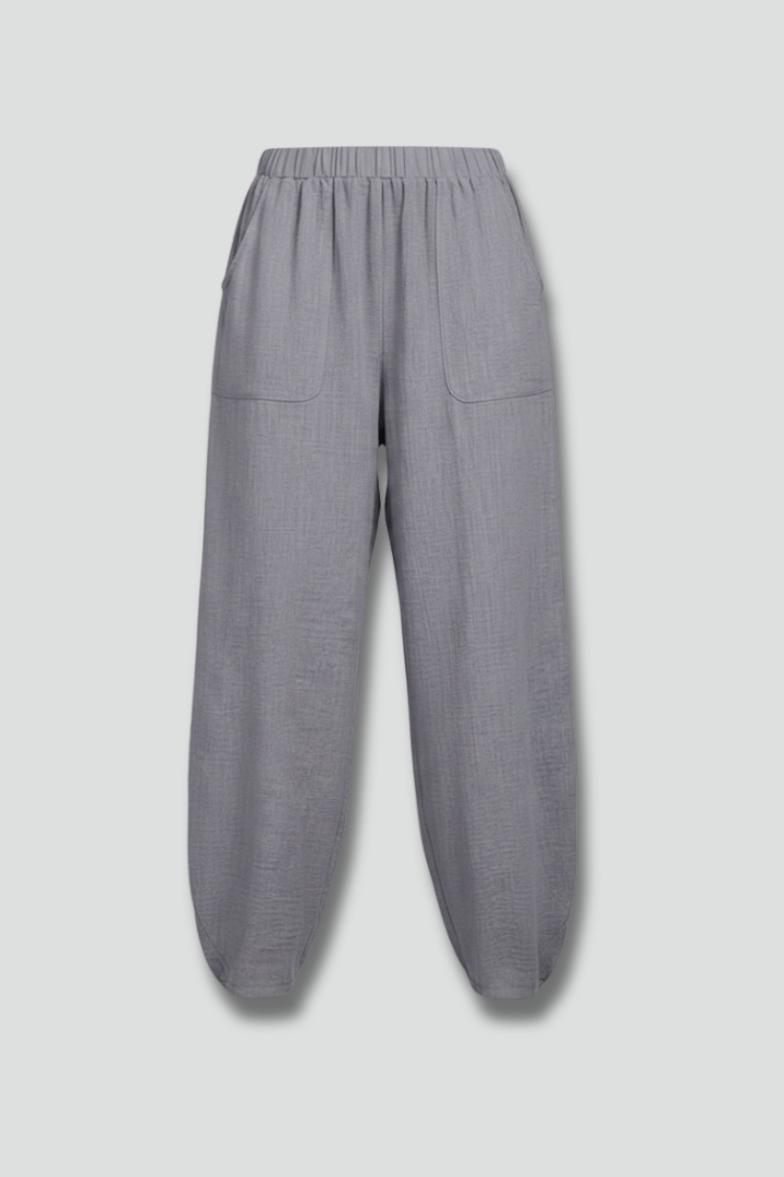Bianca | Women’s Trousers with Elastic Waist and Side Pockets