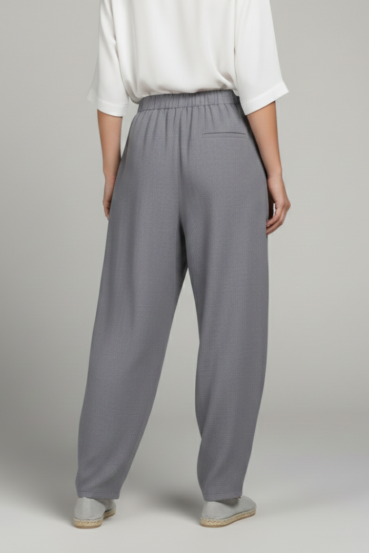 Bianca | Women’s Trousers with Elastic Waist and Side Pockets
