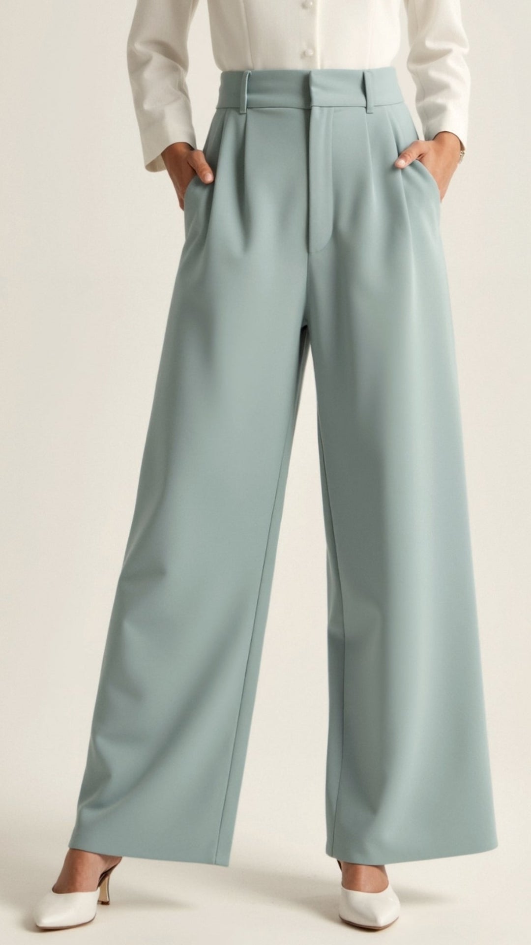 Jessica | Women’s Spring High-Waist Wide-Leg Pants