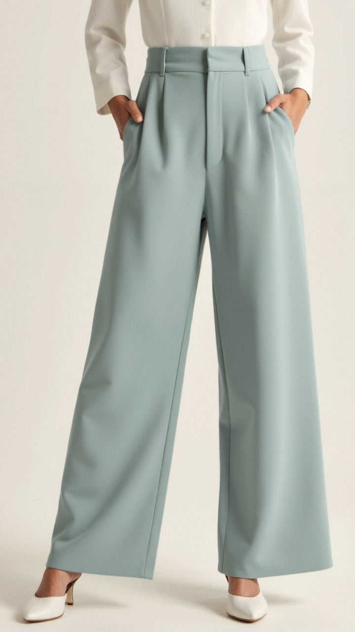 Jessica | Women’s Spring High-Waist Wide-Leg Pants