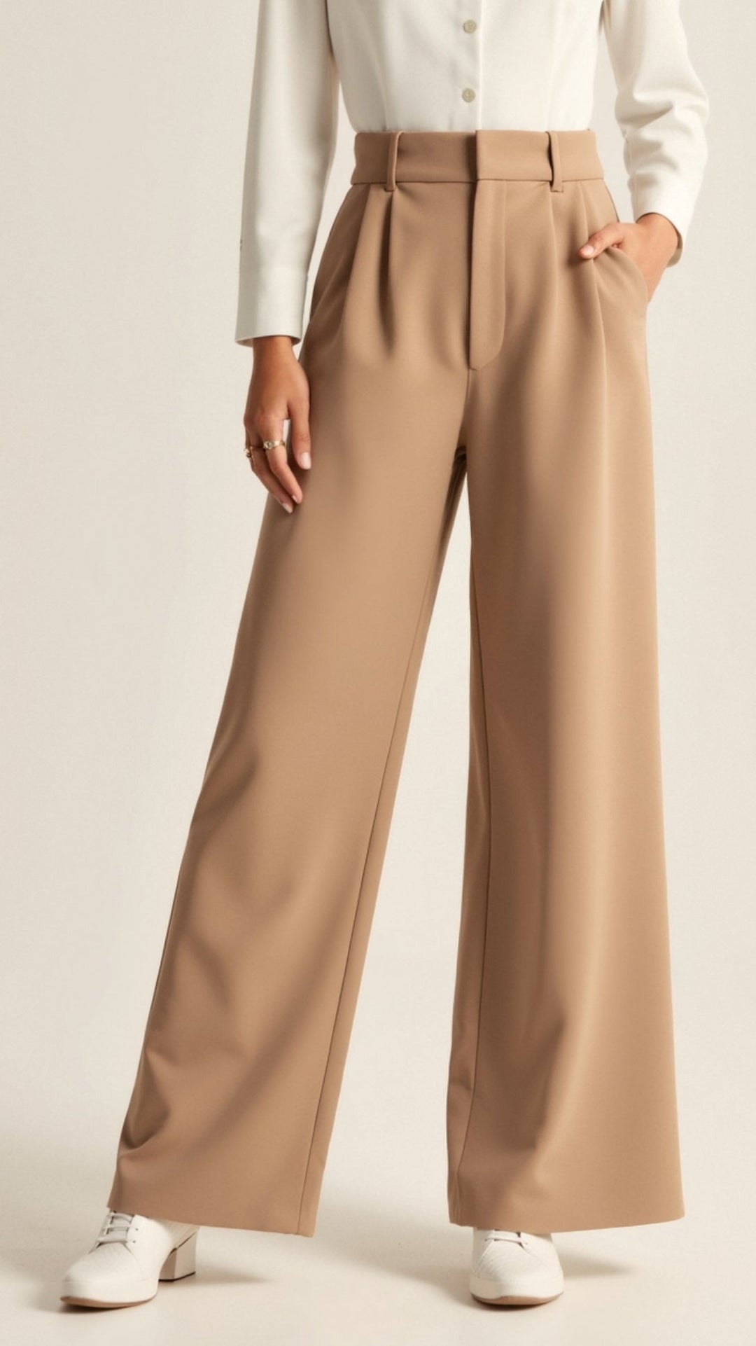 Jessica | Women’s Spring High-Waist Wide-Leg Pants