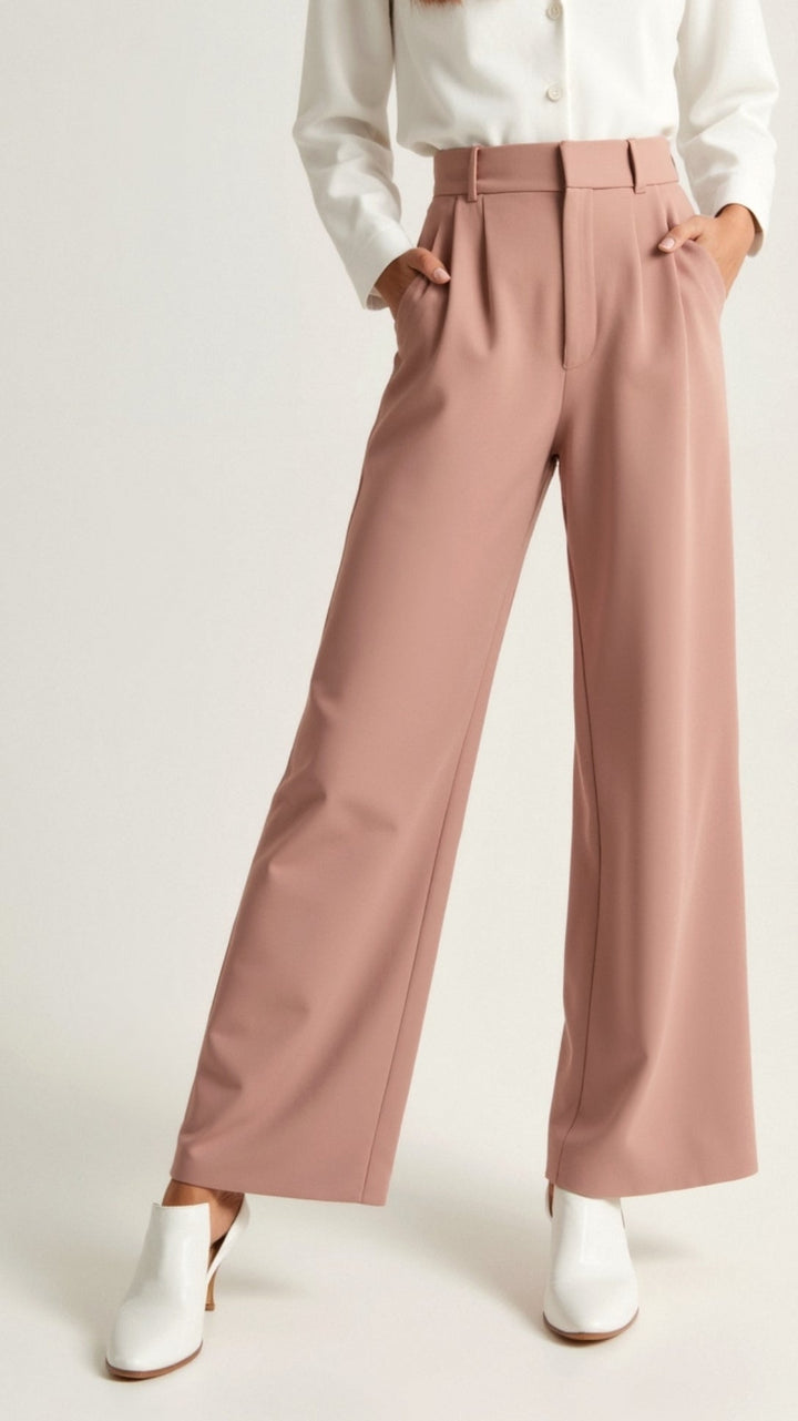 Jessica | Women’s Spring High-Waist Wide-Leg Pants