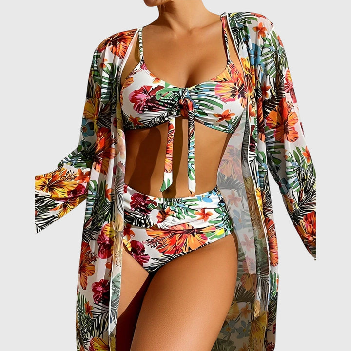 Amelia | Women’s Tropical Print Bikini Swimsuit Set