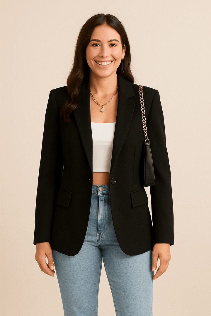 Women’s Fashion Blazer – Tailored Streetwear Chic Jacket