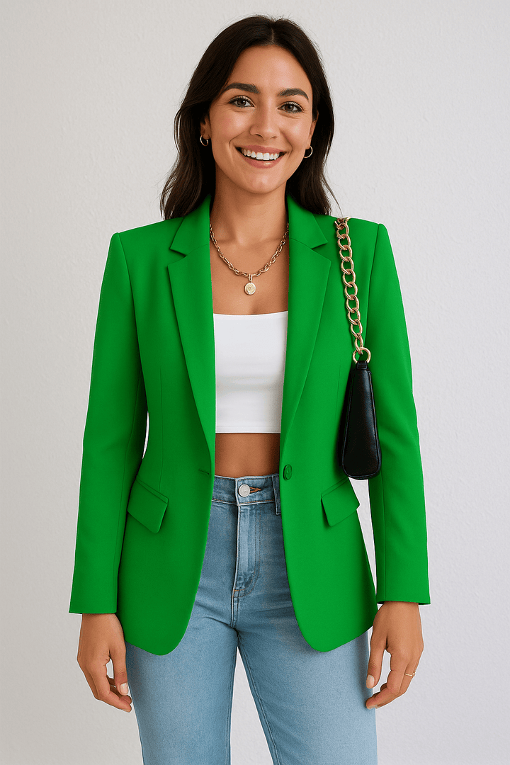 Women’s Fashion Blazer – Tailored Streetwear Chic Jacket