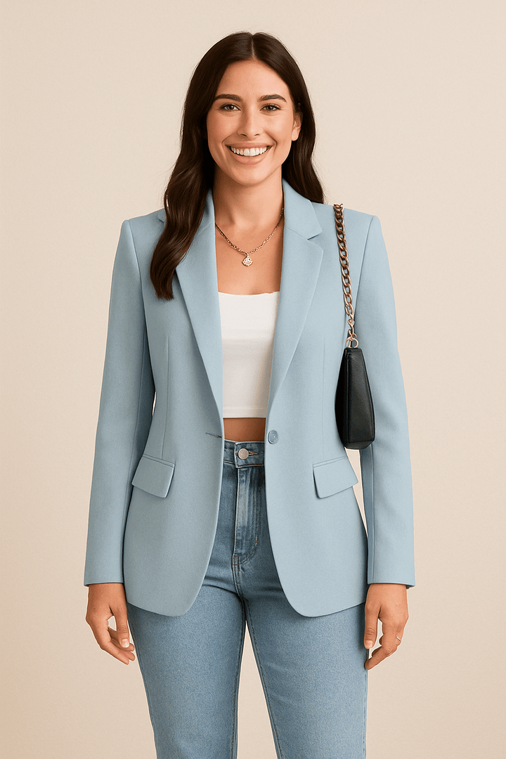 Women’s Fashion Blazer – Tailored Streetwear Chic Jacket