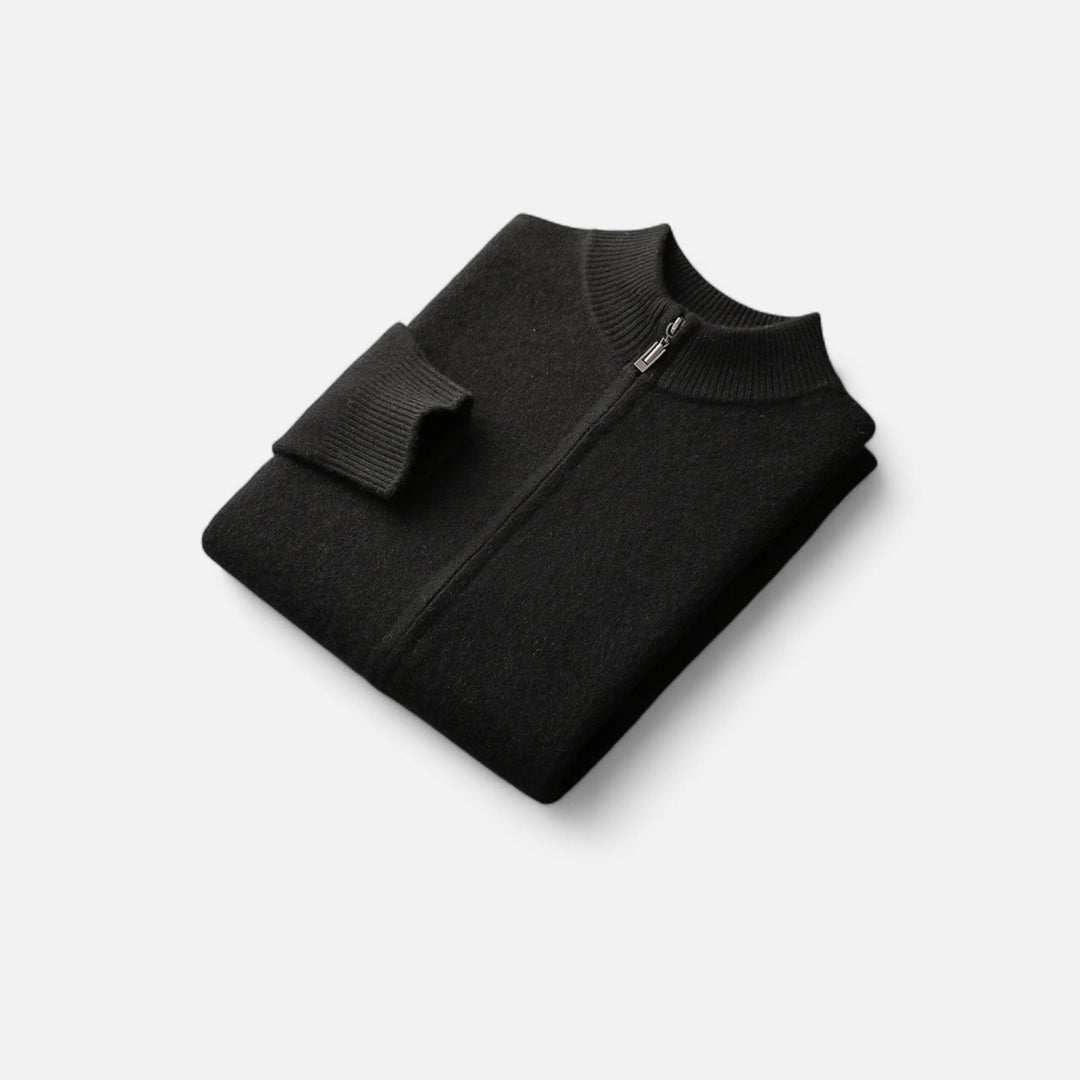 Joneex | Men’s Merino Wool Zip Sweater