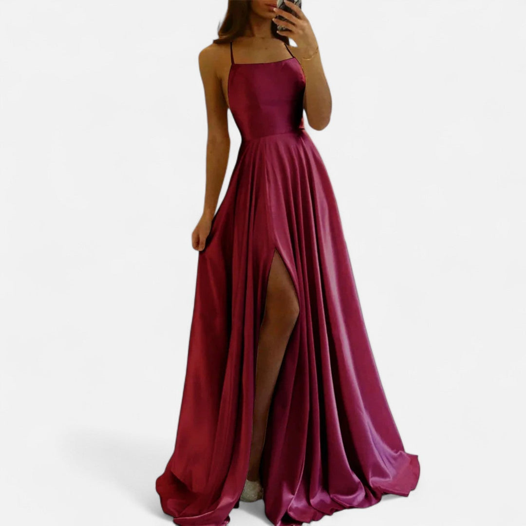 Bethany | Women Wedding Guest Dress Slit Maxi Dress