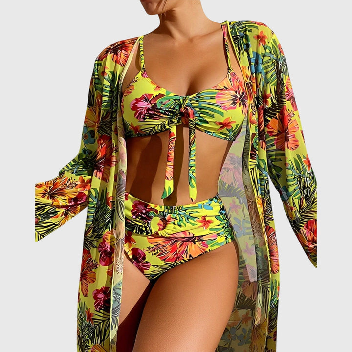 Amelia | Women’s Tropical Print Bikini Swimsuit Set