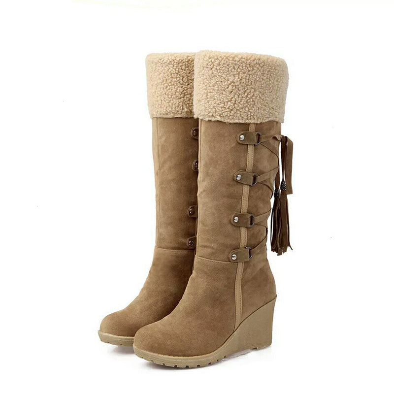 Daisy | Women’s Fur Lined Wedge Winter Boots