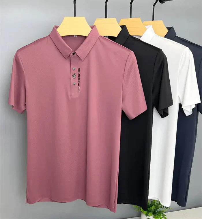 Men's Wrinkle-Free Polo Shirt Spring/Summer