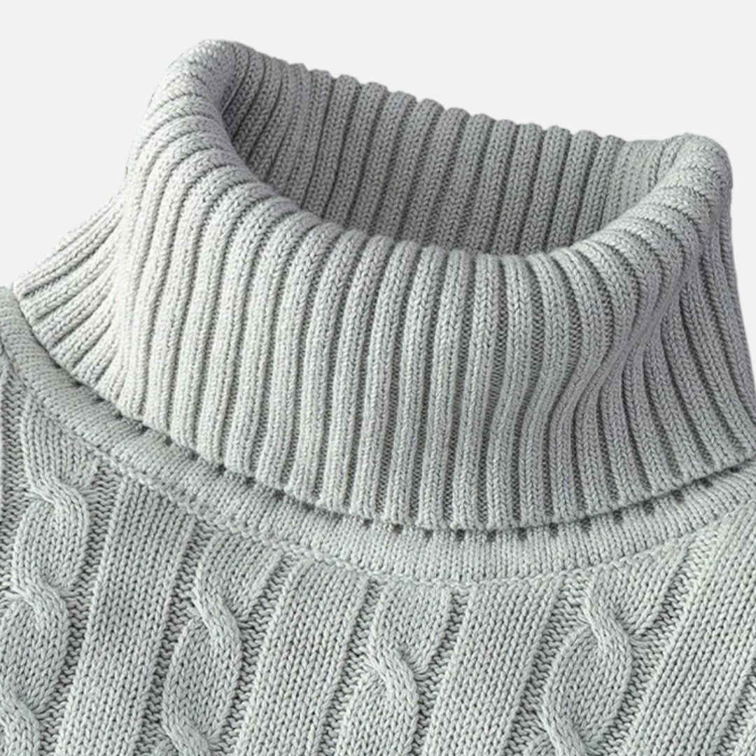 Valmonti | Men’s Wool High-Neck Pullover