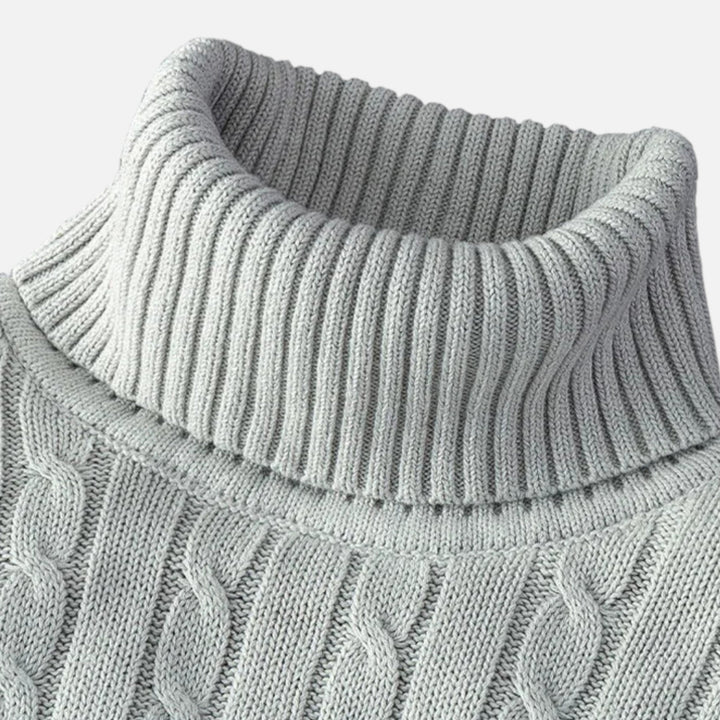 Valmonti | Men’s Wool High-Neck Pullover