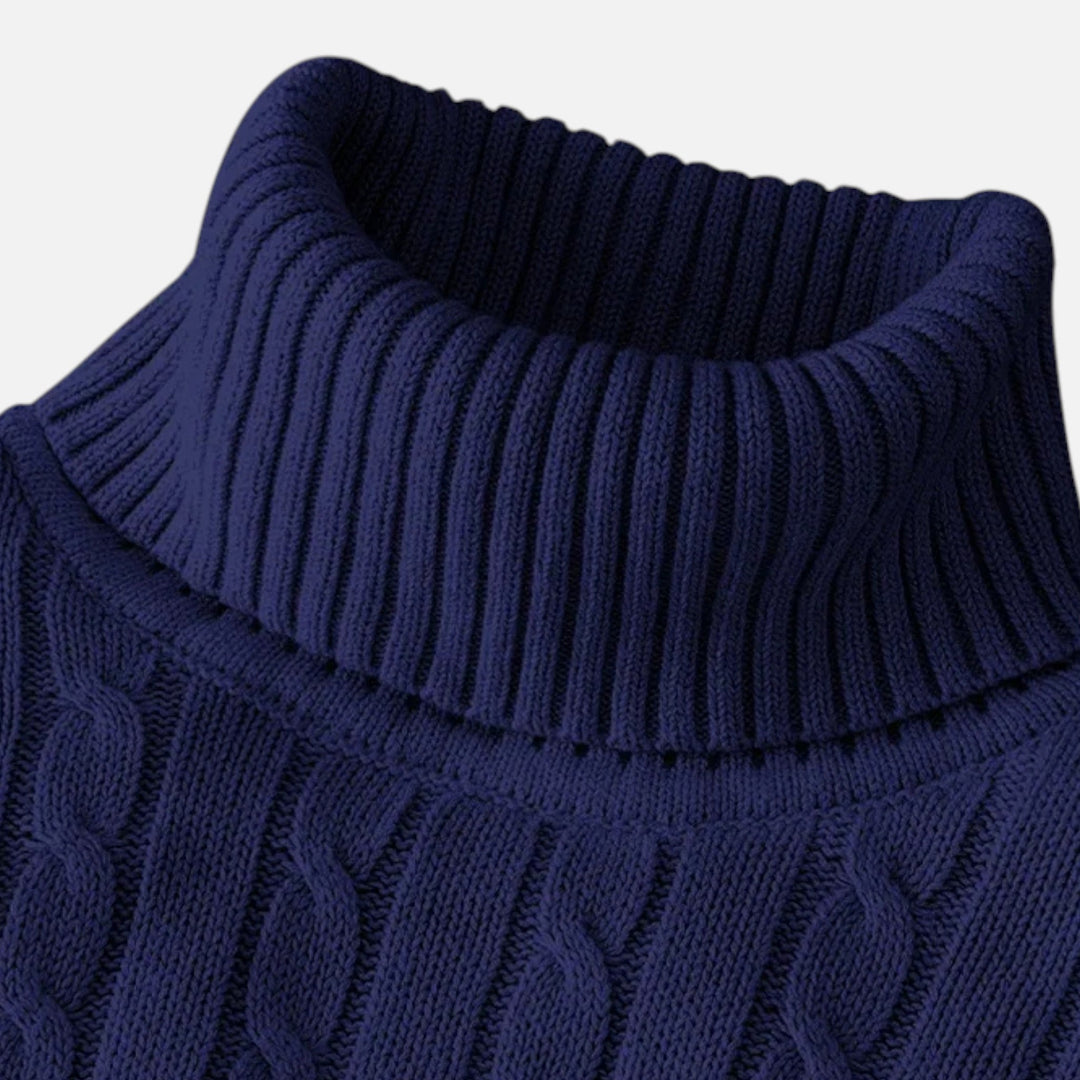 Valmonti | Men’s Wool High-Neck Pullover