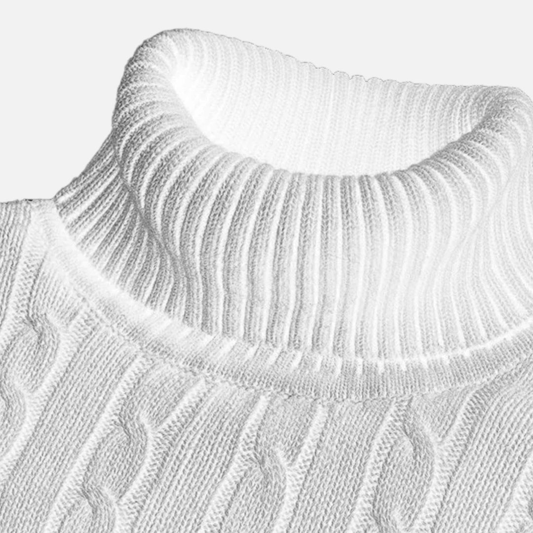 Valmonti | Men’s Wool High-Neck Pullover