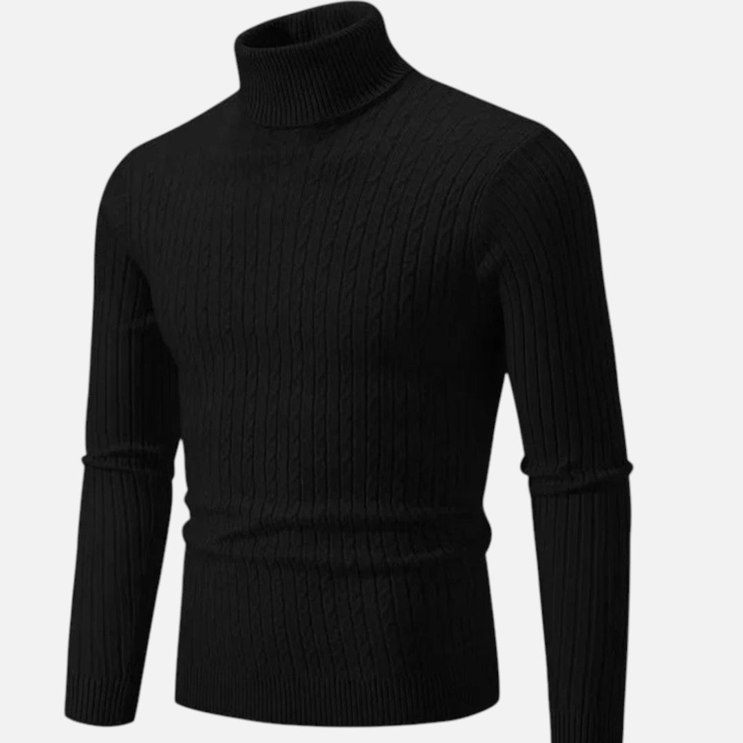 Valmonti | Men’s Wool High-Neck Pullover