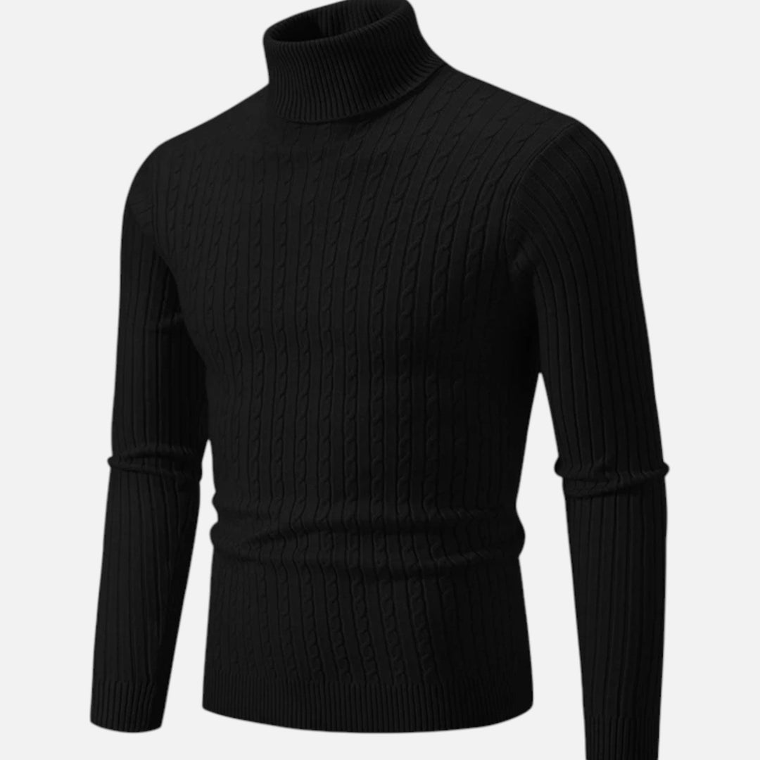 Valmonti | Men’s Wool High-Neck Pullover
