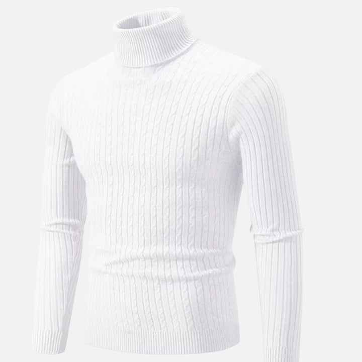 Valmonti | Men’s Wool High-Neck Pullover