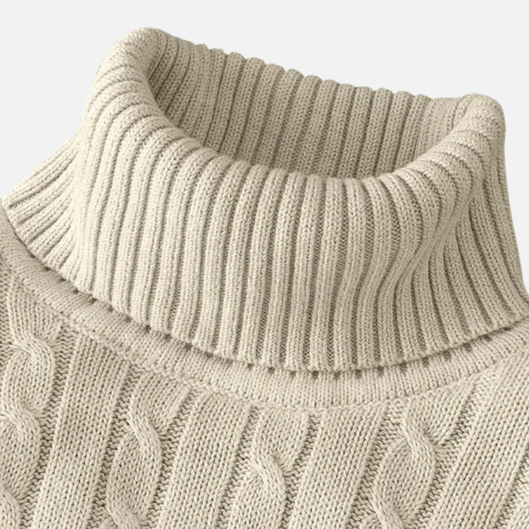 Valmonti | Men’s Wool High-Neck Pullover