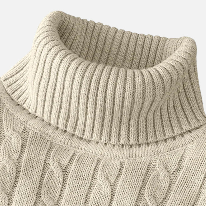 Valmonti | Men’s Wool High-Neck Pullover